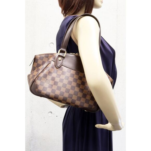 Pre Loved Louis Vuitton Damier Canvas Verona PM Handbag in Pristine Condition - Picture 2 of 6